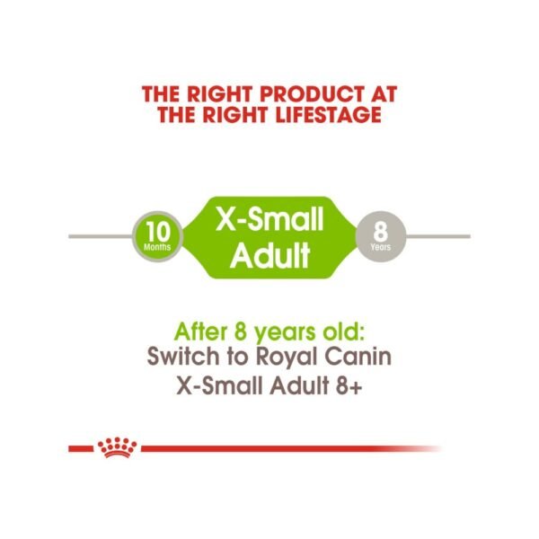 Royal Canin Xsmall Adult 3kg Dry Dog Food