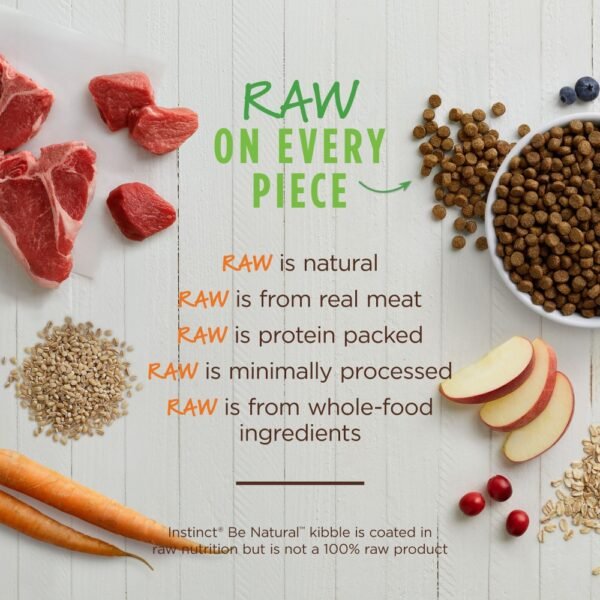 Instinct Dog Be Natural 2kg Real Lamb & Oatmeal Recipe Dry Dog Food