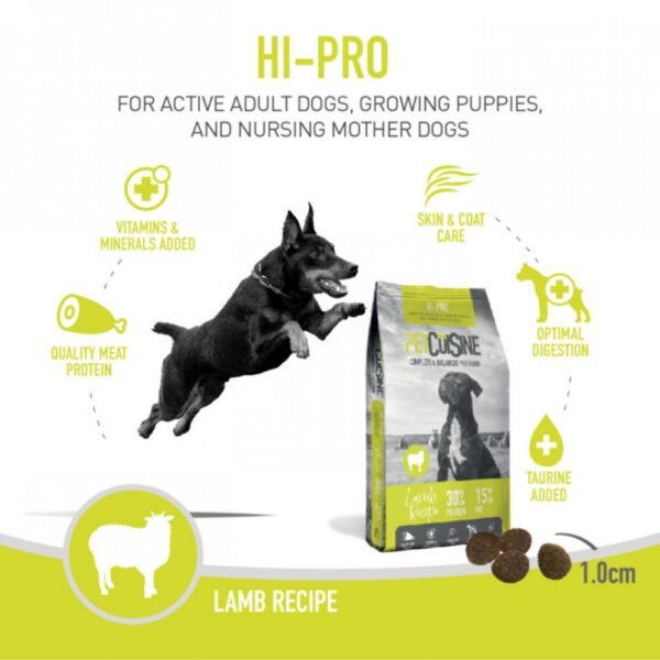 Petcuisine Dog Hi-pro Lamb 10kg Dry Dog Food