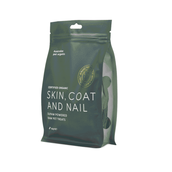 Australian Pet Organics Raw Pet Treats For Skin Coat And Nail 150g Dog Treat